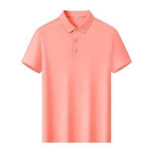 Men's Short Sleeve <b>Polo</b> Shirt 195g Cotton Pique Knit Breathable Summer Workwear Made In Wuhan - Product Image 5