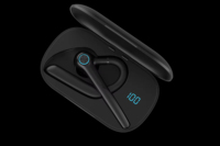 Earhook tunggal Tws Headphone nirkabel kontrol sentuh BT 5.3 earphone ENC earbud tahan air Noise Cancelling untuk bisnis