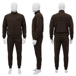 Chándal Vintage de Diseño Personalizado Unisex con Sudadera con Cremallera Completa y Pantalones Jogger, 100% Algodón Transpirable, Ecológico, Oversize, Casual, Otoño - Product Image 1