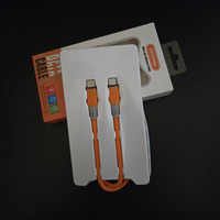 Câbles USB Type C vers USB Type C à double tête, interfaces mâle vers mâle, électroplaqués, en silicone