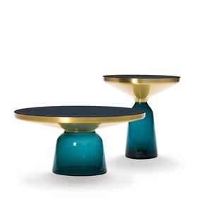 Mesa de centro de cristal redonda moderna nórdica de lujo con características creativas de diseñador para muebles de sala de estar - Product Image 6