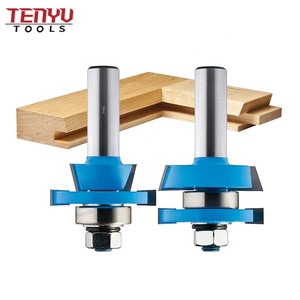 Fraises de porte en <span class=keywords><strong>carbure</strong></span> de tungstène 1/2, <span class=keywords><strong>prix</strong></span> d'usine, pour le travail du bois, 2 pièces - Product Image 6