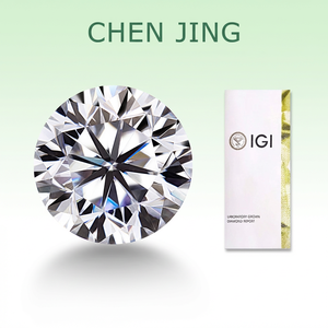 Bague <span class=keywords><strong>1</strong></span>-5ct synthétique grand <span class=keywords><strong>diamant</strong></span> taille brillant cultivé en laboratoire IGI certifié diamants blancs en vrac <span class=keywords><strong>de</strong></span> CVD HPHT Vatemements - Product Image 1