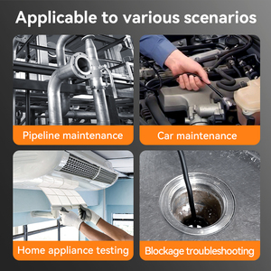 Cámara de Inspección <span class=keywords><strong>C50</strong></span> con Pantalla de 5 Pulgadas, Videoendoscopio Portátil para Inspección de Edificios, Industria, Automoción y Tuberías, Sistema de Cámara Endoscópica HD - Product Image 6
