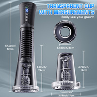 Nouvelle Arrivée - Godet de Masturbation Électrique Connecté pour Hommes - Vibrateur et Aspirateur pour l'Entraînement et l'Agrandissement du Pénis - Pour Usage Masculin