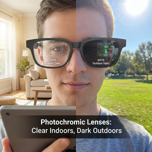<span class=keywords><strong>Lunettes</strong></span> audio intelligentes à double batterie 140 mAh, longue autonomie, Bluetooth 5.3, <span class=keywords><strong>lunettes</strong></span> connectées - Product Image 2