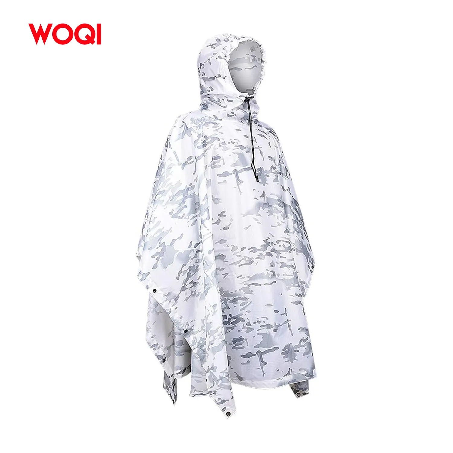 Woqi Sneeuw Camo Regenjas Outdoor Camping Jacht Wandelen Reizen