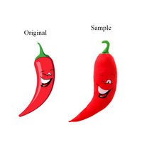 Peluche personnalisée fruits jouets mangue peluche vente en gros usine animaux doux Souvenirs peluche dessin animé poupée