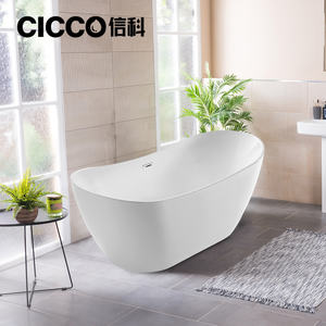 CICCO-bañera individual de fibra de vidrio CH5202, individual, ovalada, para Hotel - Product Image 6