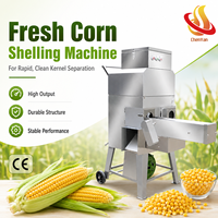 Machine à décortiquer le maïs frais commerciale, séparateur automatique de grains de maïs pour usine de transformation alimentaire