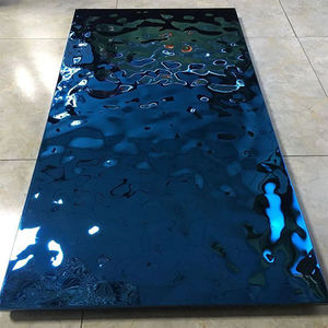 Pannello Decorativo a Effetto Ondulato, Lamiera in Acciaio Inox AISI 304 Lucidata a Specchio 2B, Fogli Ondulati Colorati, Taglio di Lamiere Ondulate - Product Image 6