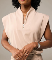 Nouvel ensemble extensible 2 pièces pour femmes : Tenue de bureau formelle et uniforme de travail extensible