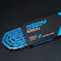 Chaîne de moto SFR Factory Direct 520SX3 OEM ODM en acier haute résistance, kit de chaîne à anneaux en X pour moto MT-03 YZF-R3 WR250R