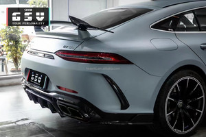 ชุด GT50คาร์บอนไฟเบอร์ใหม่สำหรับ Mercedes AMG 53 63พร้อม GT50ด้านหน้า53 63 AMG ตัวกระจายริมฝีปากสปอยเลอร์ - Product Image 6