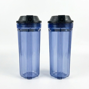 Heavy Duty Food Grade ABS Material Transparent Clear <b>Filter</b> Housing Standard Size Replacement Parts for Under Sink <b>RO</b> - Product Image 1