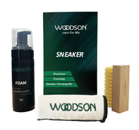 Logo personnalisé Kit de nettoyage de chaussures en tissu biologique Agent Nettoyant pour baskets Supprimer les taches de chaussures Kit de nettoyage pour baskets