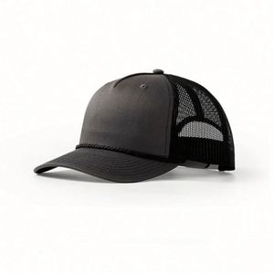 Casquette Trucker en Maille Vierge à 5 Panneaux Personnalisable, Profil Haut, avec Cordon, Vente en Gros - Product Image 6