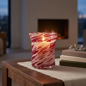 Porte-bougie en verre vert Crystal Coast, écologique, résistant à la chaleur, réutilisable, pour la maison, Noël, Pâques, la Saint-Valentin - Product Image 5