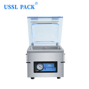 HVC-300T/1A 半自动单室真空封口机，用于食品肉类塑料袋热封包装机 - Product Image 1