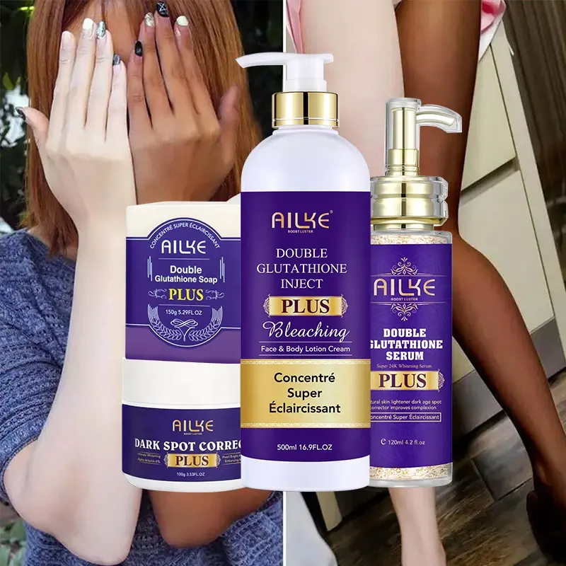 Venta al por mayor de productos cosméticos mejores conjuntos de cuerpo de colágeno Ultra blanqueamiento cuidado de la piel Set (nuevo) para la piel mixta