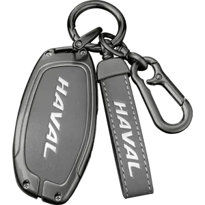 OEM emblem car keycase per Haval Great Wall key bag cover TPU protect film metal combination B decorazione serigrafica modificata