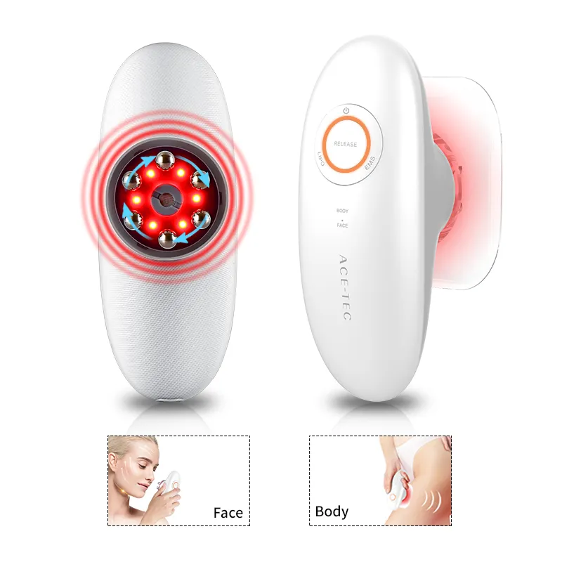 Micro Current Vacuum Tragbarer Körper Cellulite-Gerät Maschinen kratzen V Face Slim Massager Schlankheit instrument