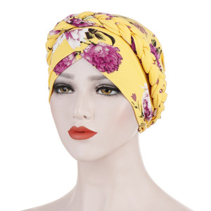 <span class=keywords><strong>Bonnet</strong></span> Turban pour femmes musulmanes, turban imprimé léopard, tissu doux, couvre-cheveux indiens, nouvelle collection - Product Image 6