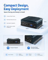 Computadora Industrial Integrada con Doble LAN, 2 COM, USB, HD, VGA, Compatible con Windows y Linux para Control de Máquinas