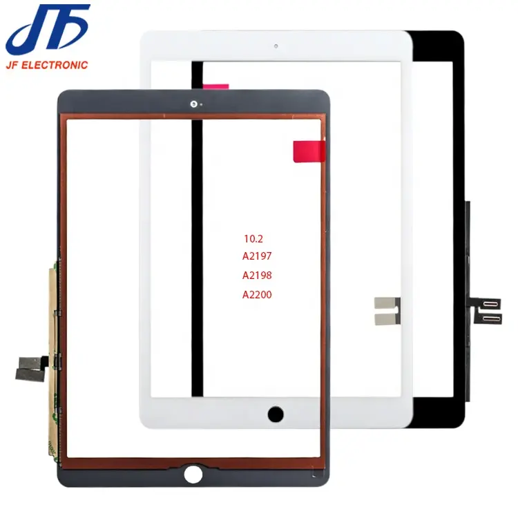 החלפה עבור iPad 7 10.2 7th Gen A2197 A2198 A2200 מגע מסך Digitizer חיצוני זכוכית פנל עם דבק