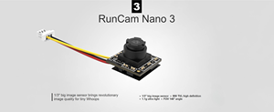 Salida de fábrica RunCam Nano <span class=keywords><strong>3</strong></span> Cámara 1/<span class=keywords><strong>3</strong></span> "CMOS 800TVL 2,3mm NTSC para Racing Indoor Cinewhoop Toothpick RC Drone - Product Image 4