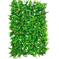 Rumput Milan Panel40 * 60cm layar bunga bahan PP untuk dekorasi luar ruangan dinding latar belakang tanaman hijau pagar