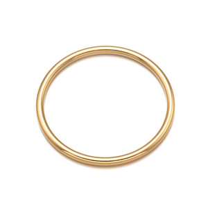 Wholesale 4mm No Fade Solid Plain Polished Stainless Steel <b>Bangle</b> Women Minimalist Closed Smooth Circle <b>Bangle</b> Fashion Stainless - Product Image 1