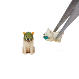ตุ๊กตาลูกสุนัขน่ารักสร้างสรรค์ อุปกรณ์ตกแต่ง DIY สำหรับตกแต่งบ้านตุ๊กตาขนาดเล็ก รูปแบบ Great Pyrenees - ผลไม้และของเล่น - Product Image 6