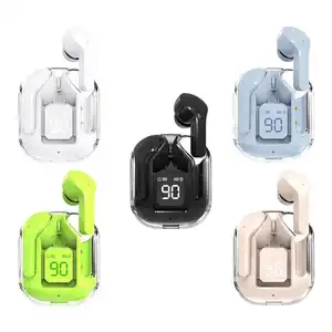 Transparent T341 Tws Earbuds Headset Crystal Airbuds Wireless Earphone Headphone Pods Auriculares Audifonos Air 31 Earbuds