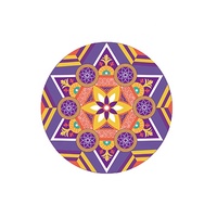 Posavasos de disco flexible de cerámica sublimación almohadillas de agua calentadas mesas de melamina comida
