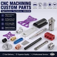 Service de fraisage CNC sur mesure, pièces de moto en métal CNC de précision basées sur des dessins, aluminium, acier, laiton, prototype rapide, usine