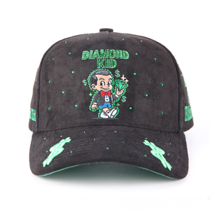 Gorra de Béisbol de Ante con Forro de Satén y Logotipo Personalizado para Hombre, Bordado <span class=keywords><strong>3D</strong></span> de 5 Paneles, Venta al Por Mayor de Fábrica - Product Image 2