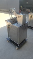 Coupe-noix de coco électrique, machine à couper le noix de coco en deux, facile à utiliser, machine à ouvrir les noix de coco fraîches
