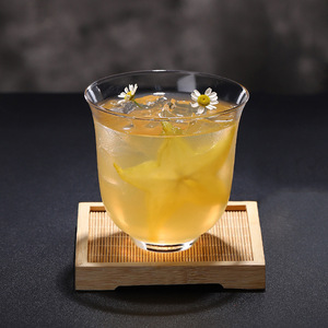 Custom Logo Handmade Modern Design Transparent martini <strong>Tumbler</strong> Wide Mouth Stripes Cocktail Cups 101-200ml Cocktail Glasses - Product Image 3