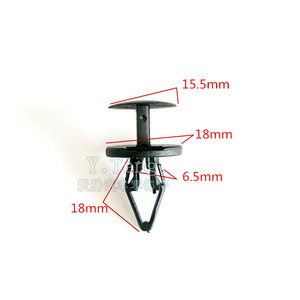 Clous en plastique à trou traversant 1040 pour remplacement et réparation des panneaux de garniture de calandre de pare-chocs Ford Focus Mondeo - Product Image 5