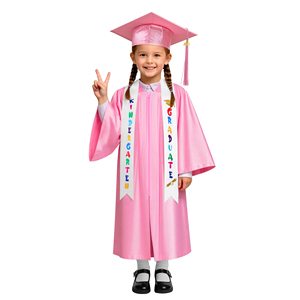 Uniformes <span class=keywords><strong>de</strong></span> Graduación <span class=keywords><strong>de</strong></span> Jardín <span class=keywords><strong>de</strong></span> Infancia <span class=keywords><strong>de</strong></span> Alta Calidad con Borla, Estola, Certificado, Togas y Birretes para Graduación <span class=keywords><strong>Preescolar</strong></span> - Product Image 3