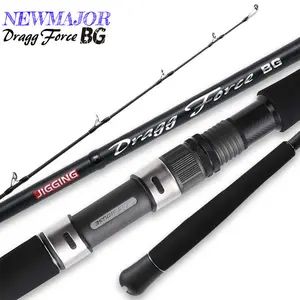 MADMOUSE Dragg Force BG Jigging Rod 1.9m PE4-8 Jig 350g Drag 30kg Japan Full Fuji Parts Boat Rod Carbon Ocean Fishing Rod