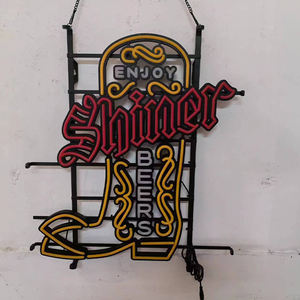 Стеновая вывеска с логотипом, неоновая вывеска, рекламная доска, металлические буквы, искусственный акрил, ретро, неоновая вывеска для бара - Product Image 1