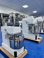 Mélangeur à Pâte Commercial Électrique Portable 60L 25kg en Acier Inoxydable de Haute Qualité pour Boulangerie, Machine à Farine Silencieuse pour Snacks et Pizzas