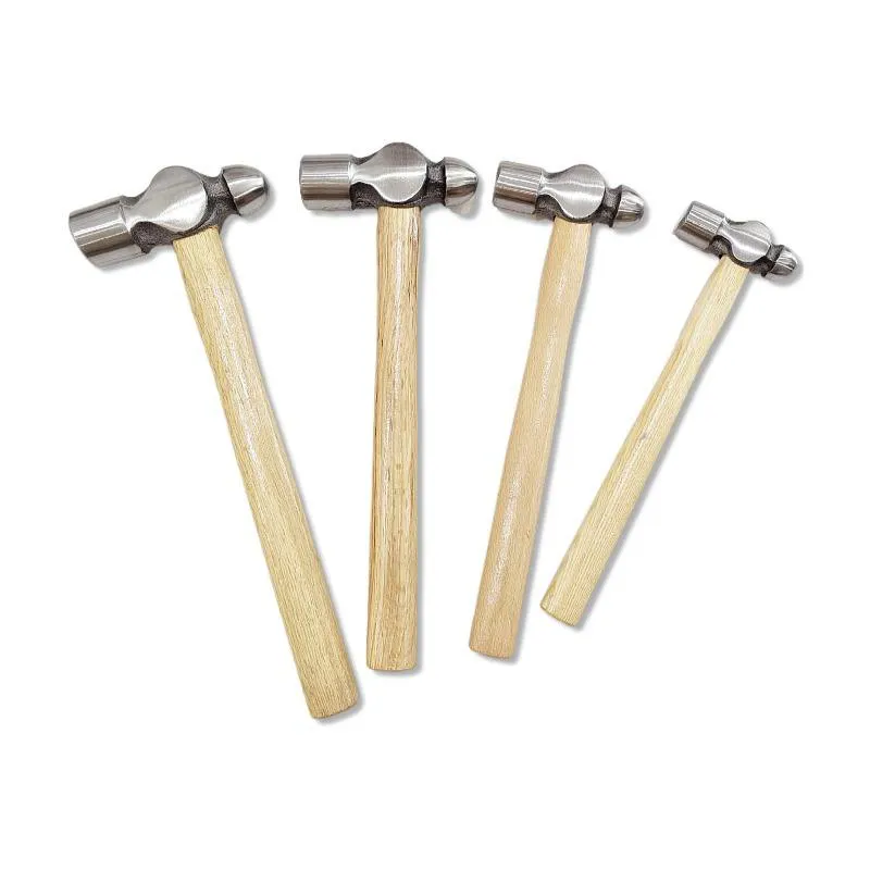 OEM Professional Custom 8oz 12oz 16oz 20oz 24oz 32oz 40oz 48oz High Carbon Steel ball pein peen hammer with Wooden Handle