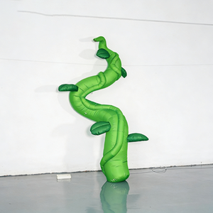 Надувная декорация для сцены в виде гигантского зеленого стручкового растения, рекламный надувной продукт на заказ - Product Image 4