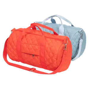 Hot Selling Custom Cute Quilted Puffer Boys Girls Teenager School Duffel Carrier Bag Women Holiday Bag Travel Overnight Handbag