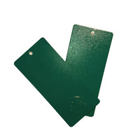 Revêtement en poudre polyester vert forêt orange peel pour quincaillerie et meubles d'extérieur