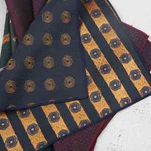 Wholesale Vintage Paisley Design Men Pocket square New <b>Polyester</b> Handkerchief for Dress - Product Image 3