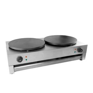 Crêpière électrique <span class=keywords><strong>professionnelle</strong></span> Grace en acier inoxydable, antiadhésive, <span class=keywords><strong>double</strong></span> et simple - Product Image 3